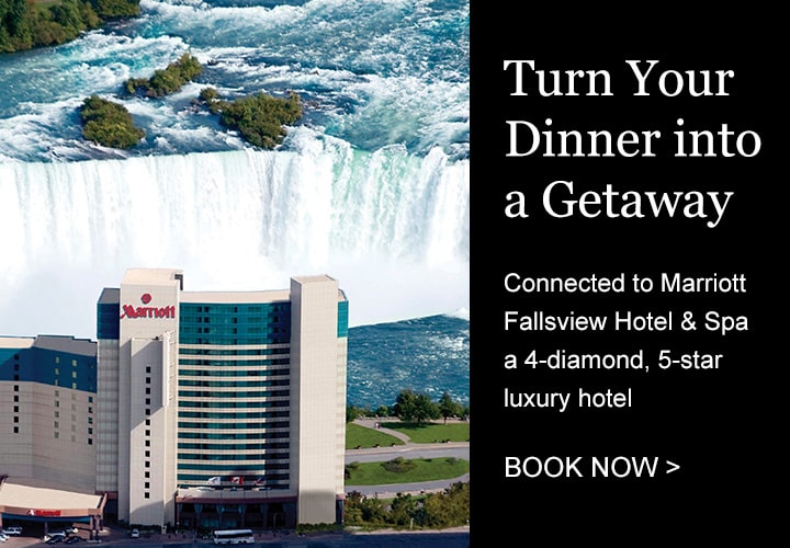 Turn Your Dinner Into A Getaway At The Marriott Fallsview